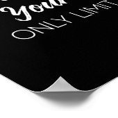 Poster vous êtes votre seule limite (Coin)