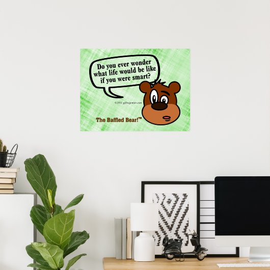 Poster Vous êtes-vous déjà demandé à quoi ressemble le fa (Bureau à domicile)