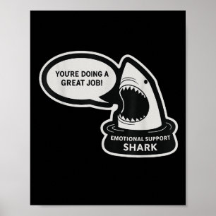 Poster Vous faites du bon travail Emotional Support Anima