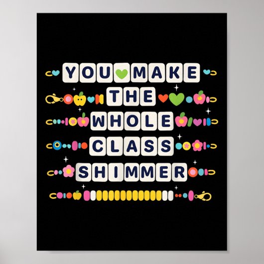 Poster Vous Faites Revenir À Scho Tout L'Enseignant De Sh (Devant)