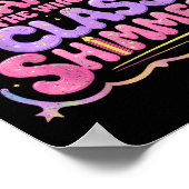 Poster Vous faites tout l'ensemble Cl scintiller Cadeau d (Coin)