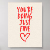 Poster Vous faites très bien Art Print (Devant)