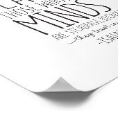 Poster Vous garderez en paix parfaite, Ésaïe 26:3 (Coin)