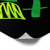 Poster Vous Green Heart Point-virgule Sensibilisation à l (Coin)