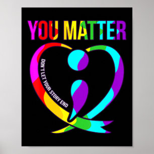 Poster Vous importe Happy Happy Suicide Sensibilisation G