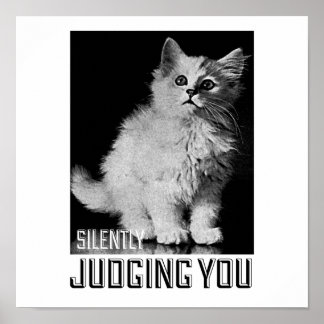 Poster Vous Jugez Silencieusement