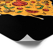 Poster Vous M'Avez Eu À Pizza Citation (Coin)