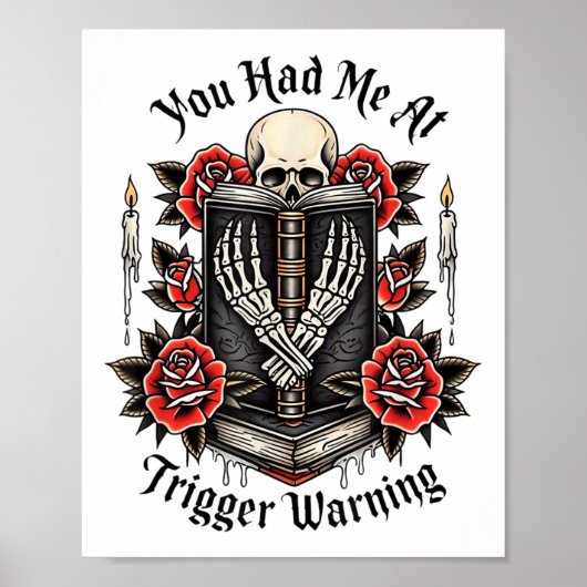 Poster Vous M'Avez Eu À Trigger Warning, Bad Book Club, R (Devant)