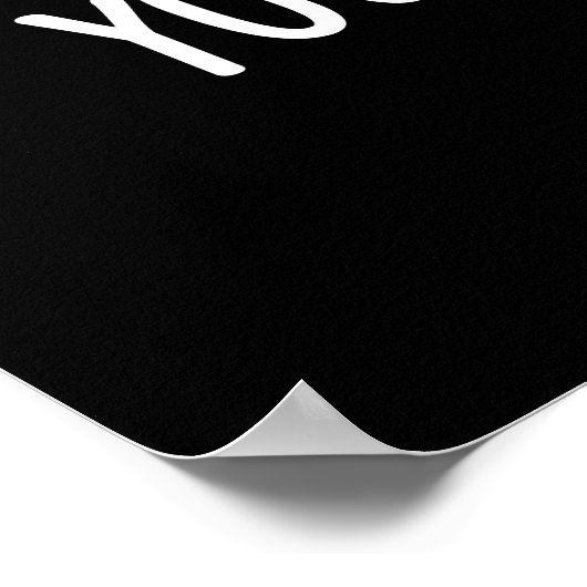 Poster Vous Me Complétez Fries Funny Ketchup Pun Dark BG (Coin)