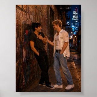 Poster Vous me faites rire comme ça | Projet d'art gay