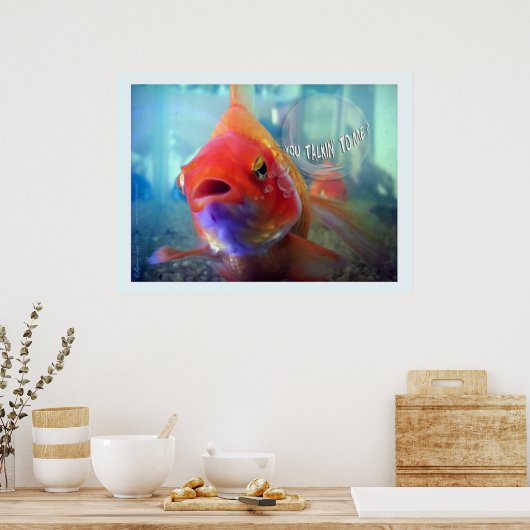 Poster Vous me parlez ? (Cuisine)