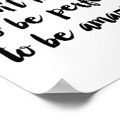 Poster Vous n'avez pas besoin d'être parfait pour être ex (Coin)