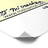 Poster Vous n'avez pas pris vos pilules de calcium (Coin)