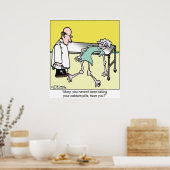 Poster Vous n'avez pas pris vos pilules de calcium (Cuisine)