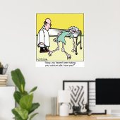 Poster Vous n'avez pas pris vos pilules de calcium (Bureau à domicile)