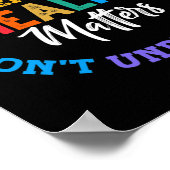 Poster Vous ne comprenez pas la sensibilisation à la sant (Coin)