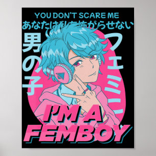 Poster Vous ne me faites pas peur Je suis un Pastel Esthé