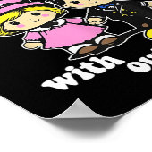 Poster Vous ne pouvez pas épeler l'autisme sans U + I (Coin)