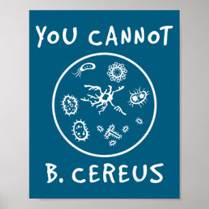 Poster Vous ne pouvez pas être un amateur de microbiologi