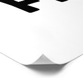 Poster Vous Ne Pouvez Pas Me Faire Peur J'Ai Une Fou Soeu (Coin)