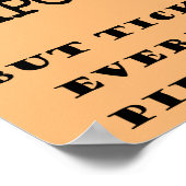 Poster Vous ne pouvez pas plaire à tout le monde drôle af (Coin)