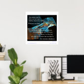 Poster Vous ne pouvez pas recevoir ce que vous ne donnez  (Bureau à domicile)