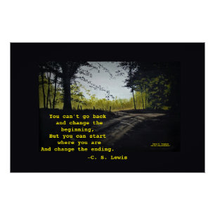 POSTER VOUS NE POUVEZ PAS REVENIR C.S.LEWIS