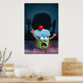Poster Vous ne pouvez pas vous cacher de l'impression Muf (Cuisine)