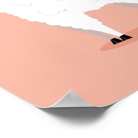 Poster Vous ne vivez qu'une fois Llama (Coin)