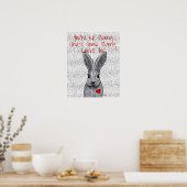 Poster Vous n'êtes pas Lapin (Cuisine)