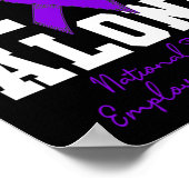 Poster Vous N'Êtes Pas Le Seul Emploi National D'Invalidi (Coin)