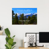 Poster Vous n'êtes pas l'unique/support (Bureau à domicile)