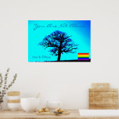 Poster Vous n'êtes pas seul/LGBT (Cuisine)