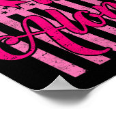 Poster Vous n'êtes pas seul Pink Ribbon Cancer du sein (Coin)