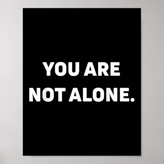 Poster Vous N'Êtes Pas Seule (Devant)