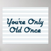 Poster Vous n'êtes qu'une fois (Devant)