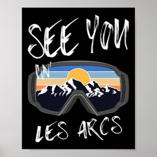 Poster Vous nous verrez aux Arcs France Vacances de rando