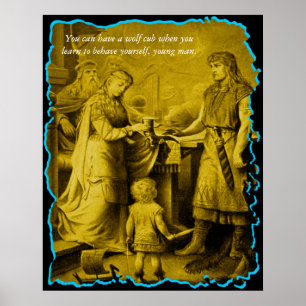 Poster Vous pouvez avoir un petit animal de loup…