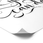 Poster Vous Pouvez Danser Mariage Dance Signe (Coin)