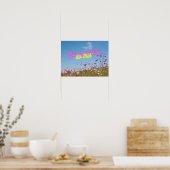 Poster Vous Pouvez Faire Ça Fleur sauvage & Neon (Cuisine)