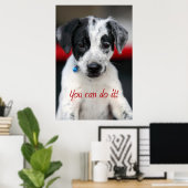 Poster Vous pouvez le faire ! (Bureau à domicile)