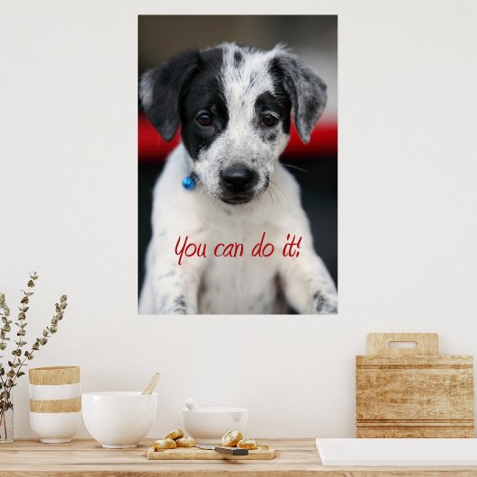 Poster Vous pouvez le faire ! (Cuisine)