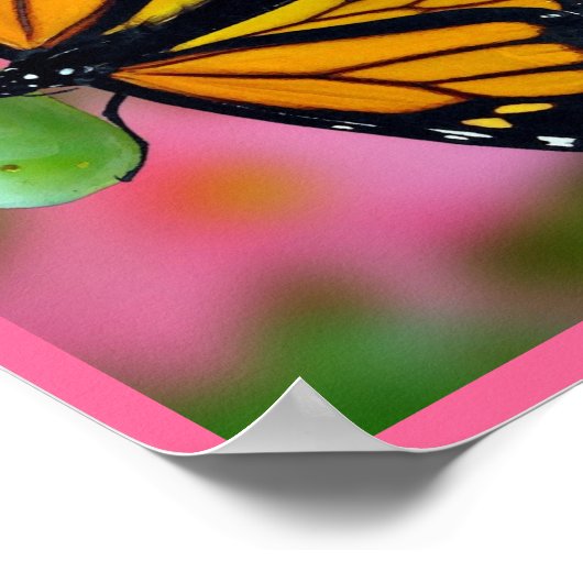 Poster Vous Pouvez Le Faire Monarque Papillon (Coin)