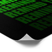 Poster Vous pouvez le faire (vert) Motivationnelle (Coin)