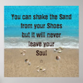 Poster Vous pouvez secouer le sable de vos chaussures... (Devant)
