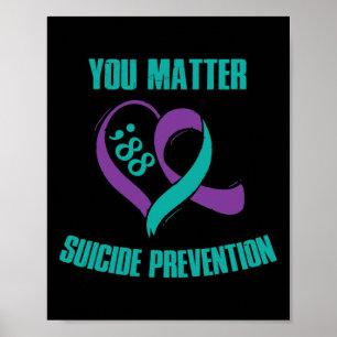 Poster Vous Problème 988 Prévention du suicide Prévention