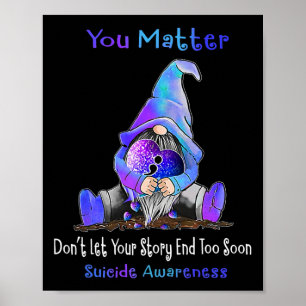 Poster Vous Problème Gnome Coeur Prévention Suicide