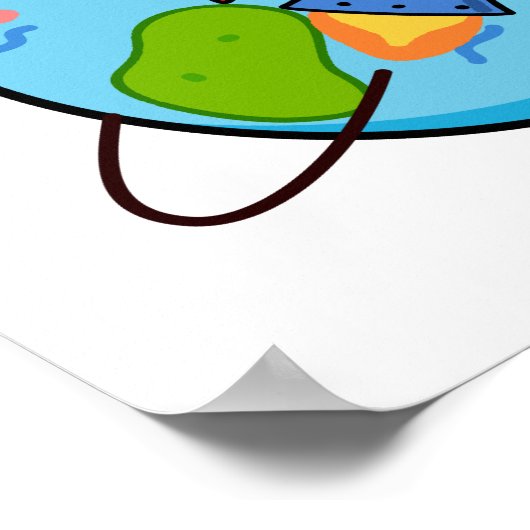 Poster Vous Rock-et-My World Funny Rocket Pun (Coin)