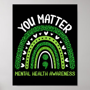 Poster Vous Ruban de sensibilisation à la santé mentale H