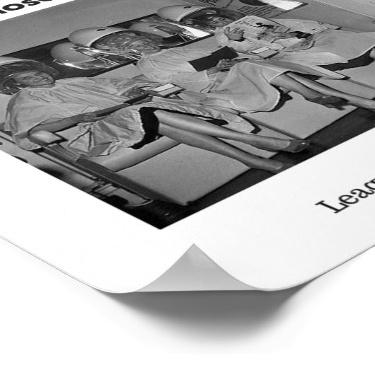 Poster Vous savez que plus les cheveux sont hauts, plus D (Coin)